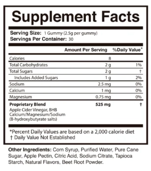 Jellytide supplement facts