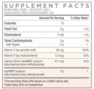 Muscle Genesis supplement facts